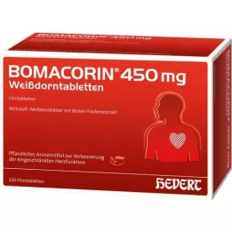 BOMACORIN 450 mg comprimidos de espinheiro, 200 unid
