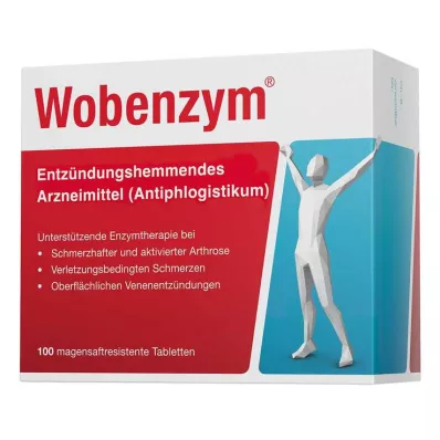 Comprimidos gastrorresistentes Wobenzym, 100 unidades