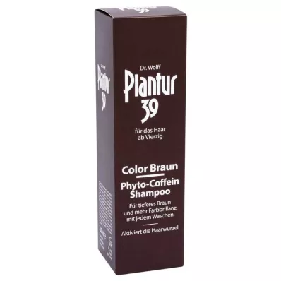 PLANTUR 39 Colour Braun Champô Phyto-Caffeine, 250 ml PLANTUR 39 Colour Braun Champô Phyto-Caffeine, 250 ml