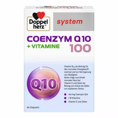 Sistema Doppelherz Coenzima Q10 100 + cápsulas de vitaminas, 60 peças
