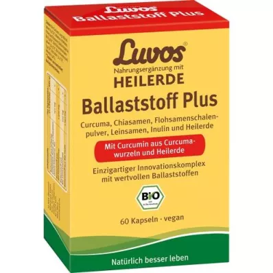 LUVOS Healing Earth Organic Fibre Plus Cápsulas, 60 Cápsulas