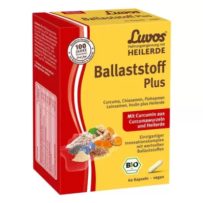 LUVOS Healing Earth Organic Fibre Plus Cápsulas, 60 Cápsulas LUVOS Healing Earth Organic Fibre Plus Cápsulas, 60 Cápsulas