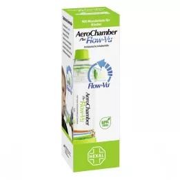 AEROCHAMBER Crianças com boquilha para crianças a partir dos 5 anos, verde, 1 unidade