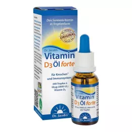 VITAMIN D3 ÖL forte Gotas de Dr. Jacob, 20 ml