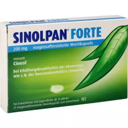 SINOLPAN forte 200 mg cápsulas moles com revestimento entérico, 21 unid