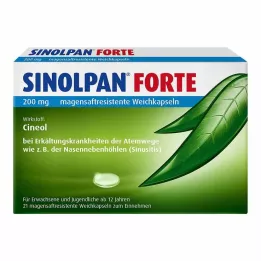 SINOLPAN forte 200 mg cápsulas moles com revestimento entérico, 21 unid