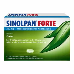 SINOLPAN forte 200 mg cápsulas moles com revestimento entérico, 50 unid