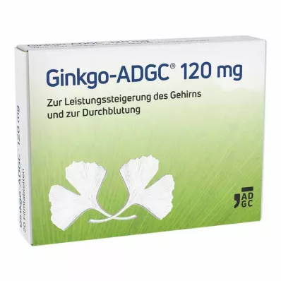 GINKGO ADGC Comprimidos revestidos por película de 120 mg, 20 unidades GINKGO ADGC Comprimidos revestidos por película de 120 mg, 20 unidades