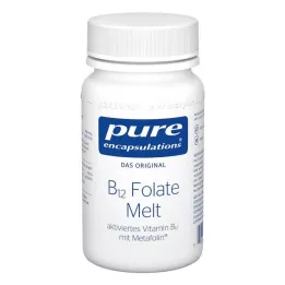 PURE ENCAPSULATIONS Pastilhas B12 Folate melt, 90 unidades
