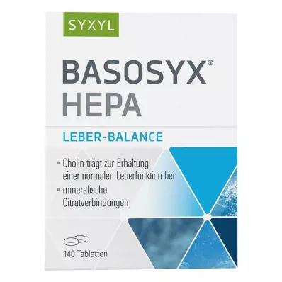 BASOSYX Comprimidos Hepa Syxyl, 140 unidades BASOSYX Comprimidos Hepa Syxyl, 140 unidades