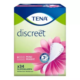TENA LADY Almofadas discretas mini magic, 34 peças