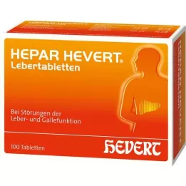 HEPAR HEVERT Comprimidos para o fígado, 100 unidades