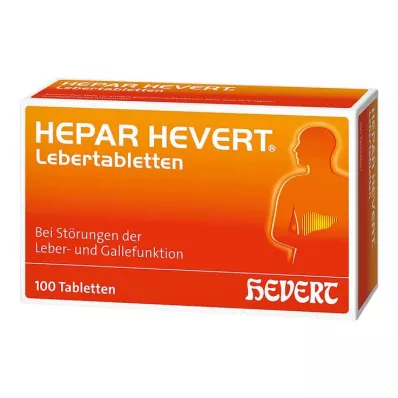 Comprimidos de fígado Hepar Hevert, 100 unidades Comprimidos de fígado Hepar Hevert, 100 unidades