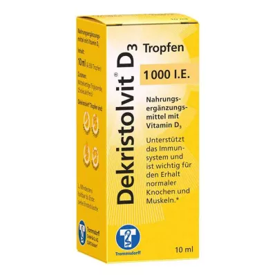 DEKRISTOLVIT D3 1.000 U.I. gotas, 10 ml DEKRISTOLVIT D3 1.000 U.I. gotas, 10 ml