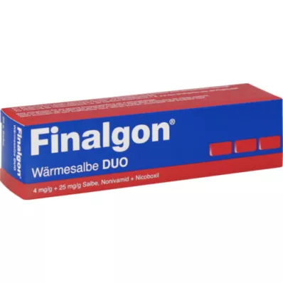 FINALGON Pomada de aquecimento DUO 4 mg/g + 25 mg/g, 20 g