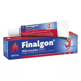 FINALGON Pomada de aquecimento DUO 4 mg/g + 25 mg/g, 20 g