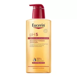 EUCERIN Óleo de duche pH5 para peles sensíveis com bomba, 400 ml