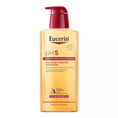 EUCERIN Óleo de duche pH5 para peles sensíveis com bomba, 400 ml