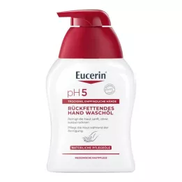 EUCERIN Óleo de lavagem das mãos pH5 para peles sensíveis, 250 ml