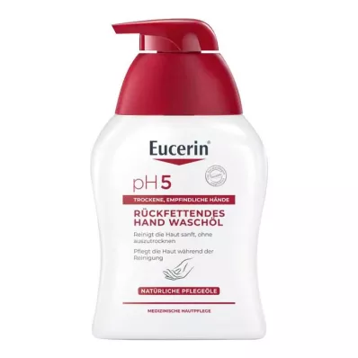 Eucerin pH5, sabonete líquido para mãos, pele sensível ao óleo, 250 ml Eucerin pH5, sabonete líquido para mãos, pele sensível ao óleo, 250 ml
