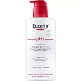EUCERIN Loção de lavagem pH5 para peles sensíveis com bomba, 400 ml