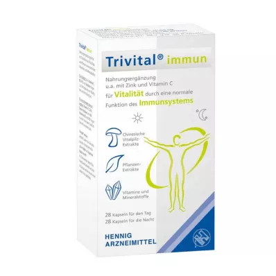 TRIVITAL Cápsulas imunitárias, 56 unidades
