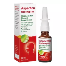 ASPECTON Spray nasal corresponde a solução salina a 1,5%, 20 ml