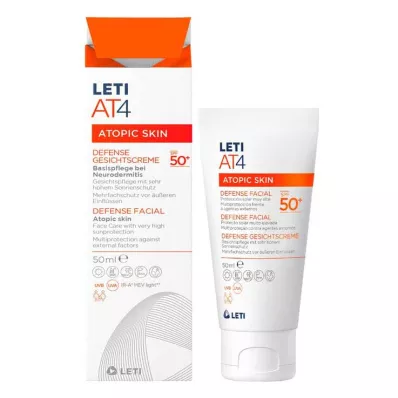 LETI Creme facial AT4 Defence SPF 50+, 50 ml