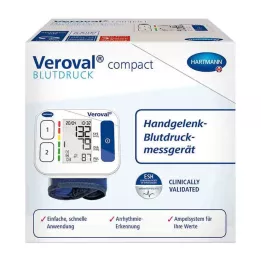 VEROVAL Medidor de tensão arterial de pulso compacto, 1 unidade