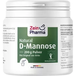 NATURAL D-Manose de bétula ZeinPharma em pó, 200 g