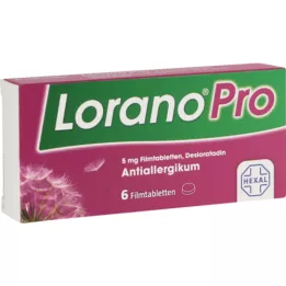 LORANOPRO Comprimidos revestidos por película de 5 mg, 6 unidades