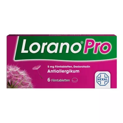 LORANOPRO Comprimidos revestidos por película de 5 mg, 6 unidades