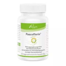 PASCOFLORIN Cápsulas com revestimento entérico, 60 unidades