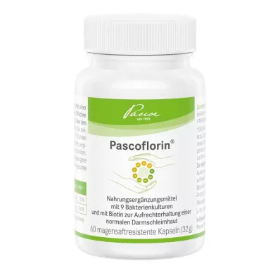Cápsulas gastrorresistentes de Pascoflorin, 60 unidades Cápsulas gastrorresistentes de Pascoflorin, 60 unidades