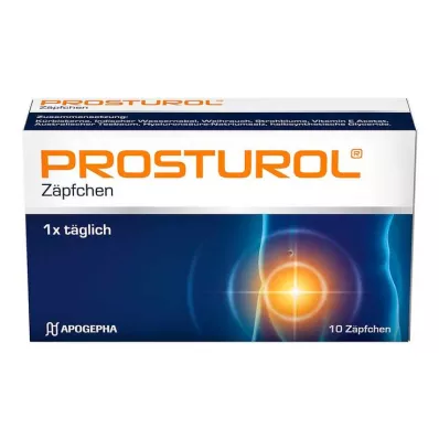 PROSTUROL Supositórios, 10 pcs PROSTUROL Supositórios, 10 pcs