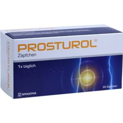 PROSTUROL Supositórios, 30 pcs