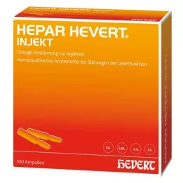 HEPAR HEVERT Ampolas de injeção, 100X2 ml