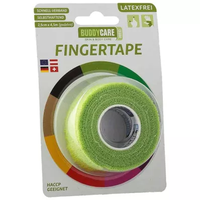 Buddycare Fingertape grama verde sem látex, 1 un