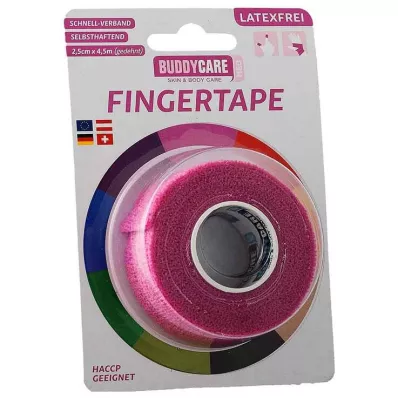 Fita adesiva para dedos Buddycare, sem látex, rosa, 1 unid Fita adesiva para dedos Buddycare, sem látex, rosa, 1 unid
