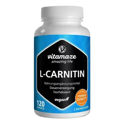 L-CARNITIN 680 mg cápsulas veganas, 120 Cápsulas