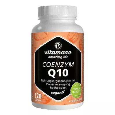Coenzima Q10 200 mg cápsulas veganas, 120 unidades
