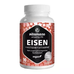 EISEN 20 mg+Histidina+Vitaminas C/B9/B12 Cápsulas, 90 Cápsulas