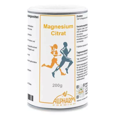 Citrato de magnésio em pó (200 g) Citrato de magnésio em pó (200 g)