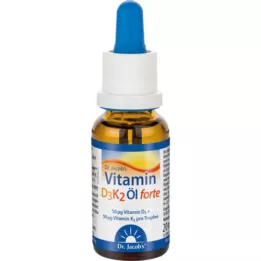 VITAMIN D3K2 óleo forte gotas, 20 ml