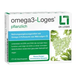 OMEGA3-Loges cápsulas vegetais, 60 cápsulas