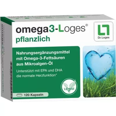 OMEGA3-Loges cápsulas vegetais, 120 Cápsulas