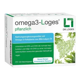 OMEGA3-Loges cápsulas vegetais, 120 Cápsulas