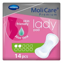 Almofada feminina Molicare Premium 2 gotas (14 peças)