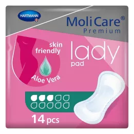 MOLICARE Almofada de senhora Premium 3 gotas, 14 unidades