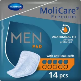 MOLICARE Premium MEN Almofada 5 gotas, 14 pcs